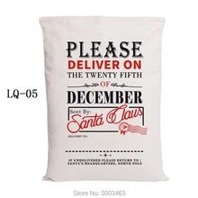 Рождественские мешки 50 шт./партия Санта мешок на завязках вечерние холщовые сумки Горячая Распродажа Санта Клаус Детская сумка Рождественский подарок