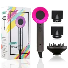 Сильный ветер профессиональный салонный фен для волос 2 в 1 горячий и холодный отрицательный ионный молоток воздуходувка сухой фен для волос электрический фен для волос