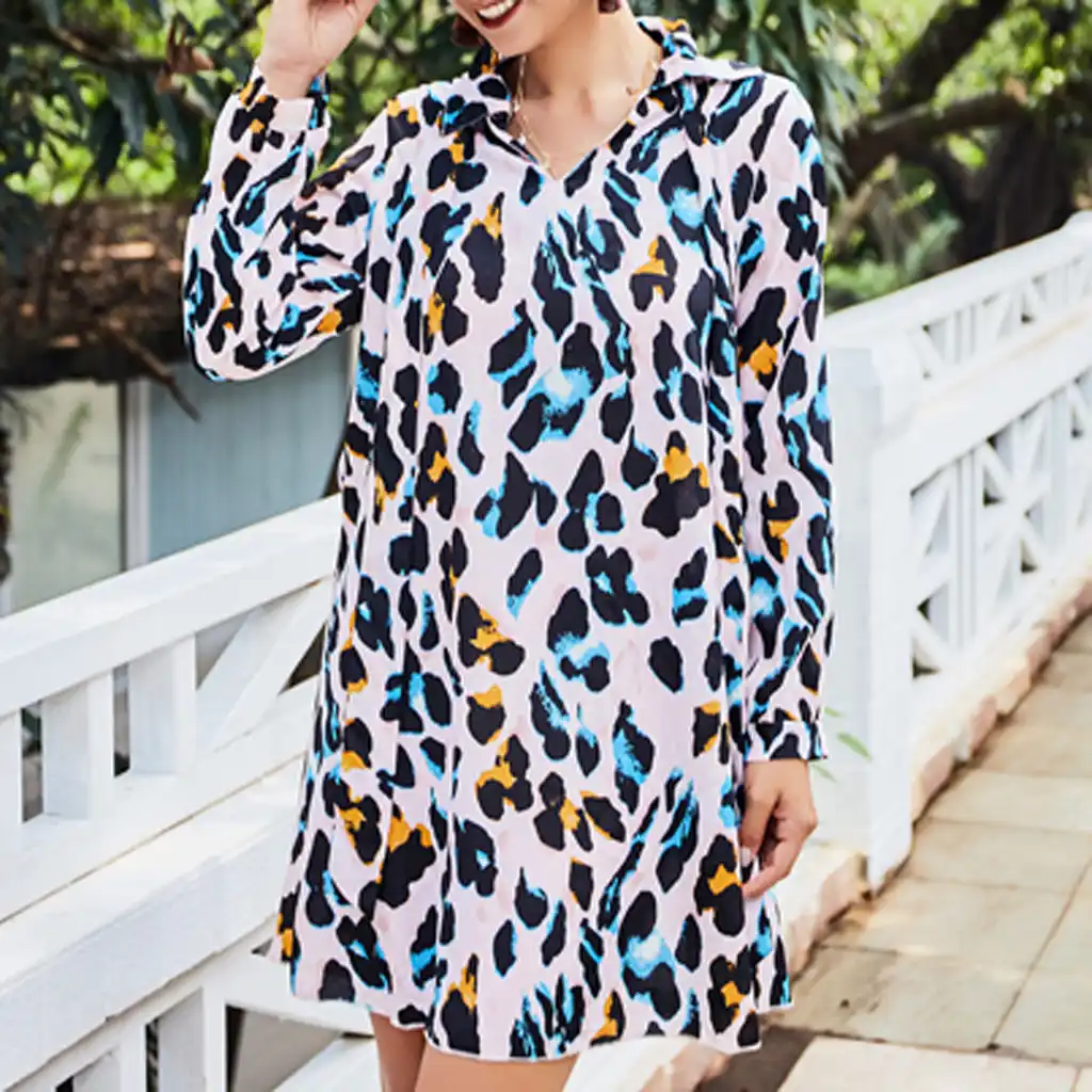 v neck wrap dress long sleeve