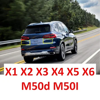 

New Glossy Black 3D ABS Car Trunk Sticker Letters Number Emblem Chrome Decal For BMW X1 X2 X3 X4 X5 X6 M50d M50I Car Accessories