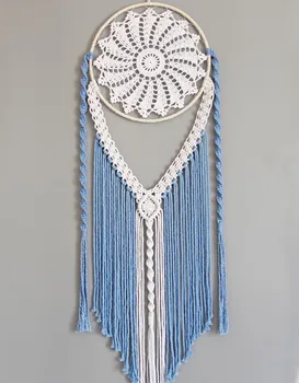 

Hand-woven Tassel Tapestry Dream Catcher Network Decorative Wall Decorations In Northern Europe Bohemian Mural Living Room Decor