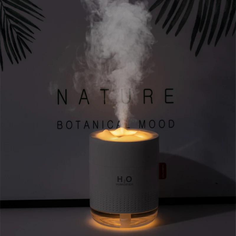 Billig 500ML Große Kapazität Ultraschall luftbefeuchter mit Romantische Lampe USB Auto Nebel Maker Aroma Öl Diffusor Aromatherapie Luftbefeuchter