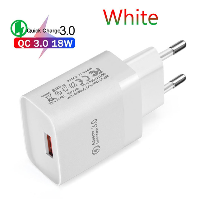 USB Fast Charger Quick Charge 3.0 Phone Charger Cable USB C Micro USB Charger QC 3.0 For Poco X3 Samsung A5 S20 Huawei P40