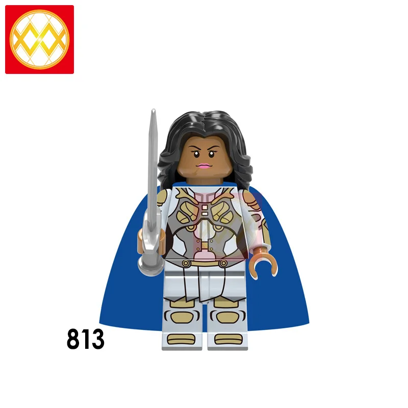 Тор Локи X0269 строительные блоки леди Тор недостойный Тор один Frigga Valkyria Hela Heimdall Asgard детские игрушки - Цвет: XH813