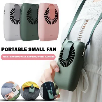 

Hanging Waist Fan USB Mini Air Conditioner Hanging Neck Fan Mini Handheld Multi-function Portable Desktop Fan