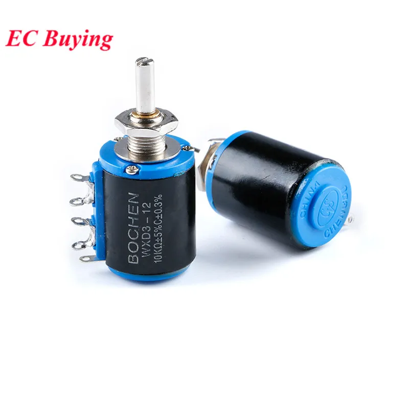 Multiturn Potentiometer WXD3 WXD3-12 5 Laps Wirewound