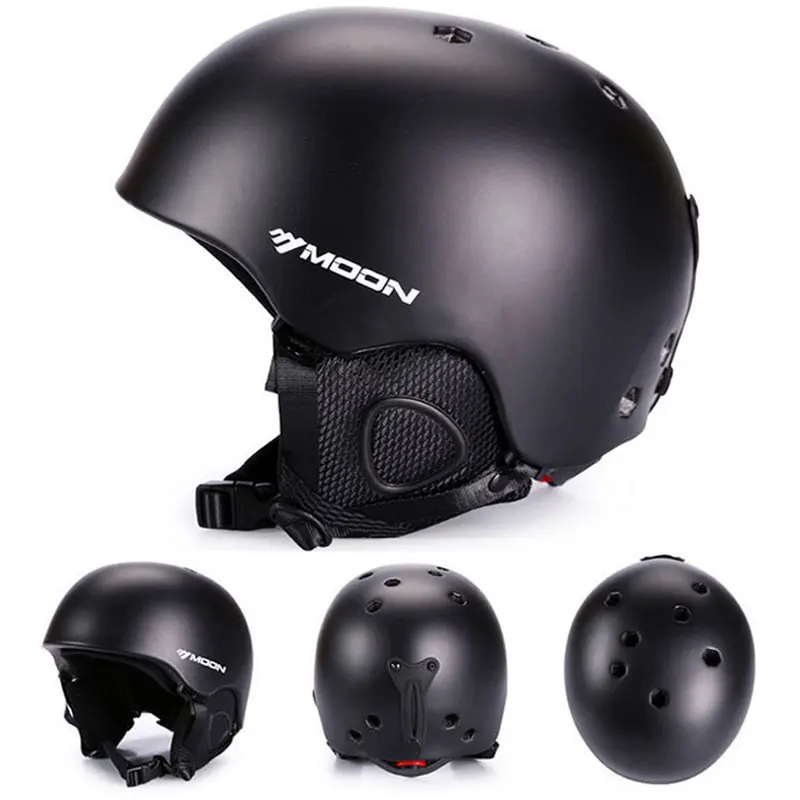 Moon MS86/MTV18 PC+EPS Adult Ski Helmet Men Women Skating Skateboard Helmet Snow Sports Snowboard Helmets with Goggles Gifts