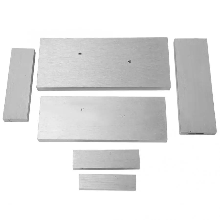

Steel Adjustable Parallel Block Measuring Tools 6 Pcs Set 3/8~2-1/4in Adjustment Range for Accurate Measurement