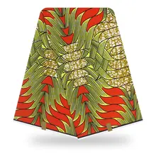 Отличная африканская ткань настоящий голландский воск хлопок высокое качество Анкара печать воск ткань швейный материал для платья H191206