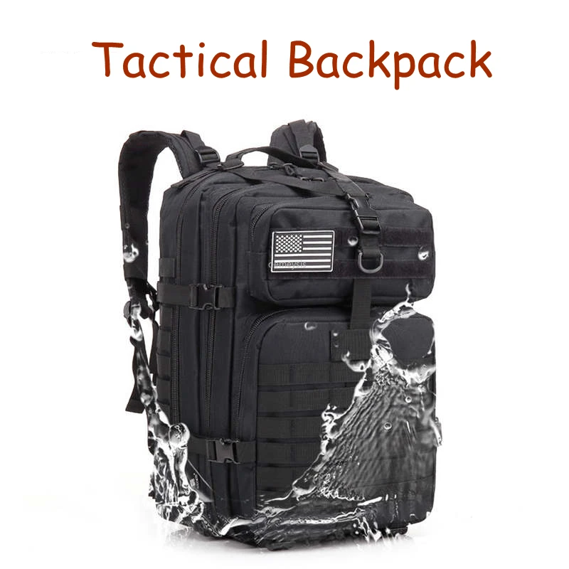 Молл военный рюкзак 45л большой емкости армейские тактические боевые рюкзаки