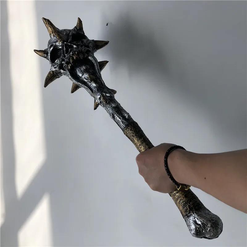 Dmc 5 Simulation Skull Mace Weapon Halloween Performance Props