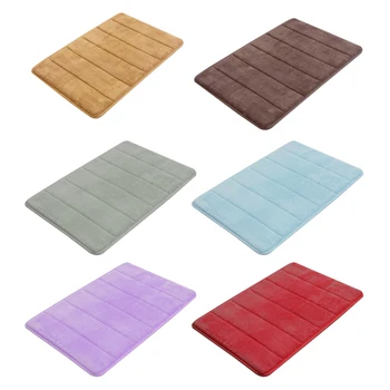 

Coral Foam Non-Slip Back Rug Soft Bathroom Carpet Memory Foam Bath Mat Child Bedroom Mat Bathroom shower bath tub mat