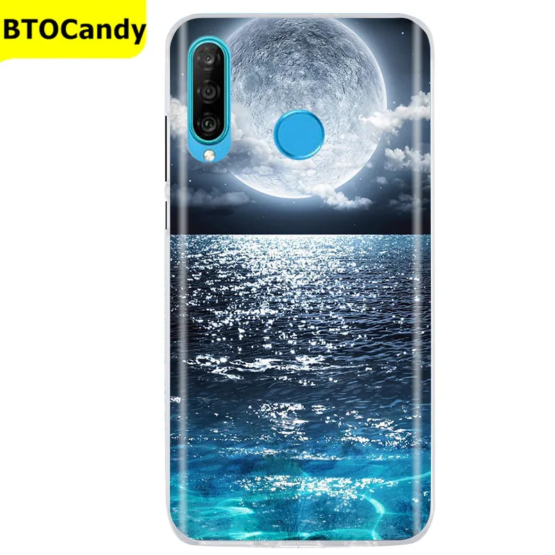 Case For Huawei P30 Lite Pro Case Tpu Cute Back Cover On For Fundas Huawei P30lite Case P 30 lite pro P30pro Soft Silicone Case phone flip cover Cases & Covers