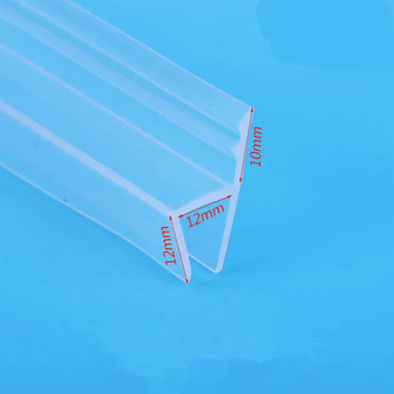 Borracha de Silicone h Forma Weatherstrip Janela Seal Strip Shower Room Door Vidro mm mm 10 mm 12 mm m Lote