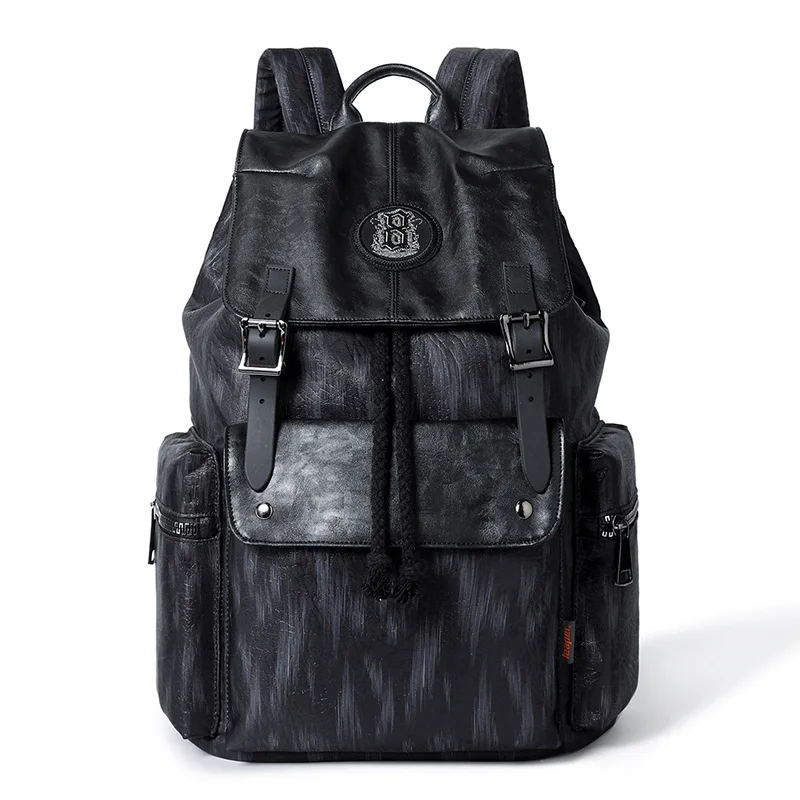 

Men's Casual Backpack Korean-style Stylish Backpack Fashion College Style Street Trendy Bag COLLEGE STUDENT'S School Bag