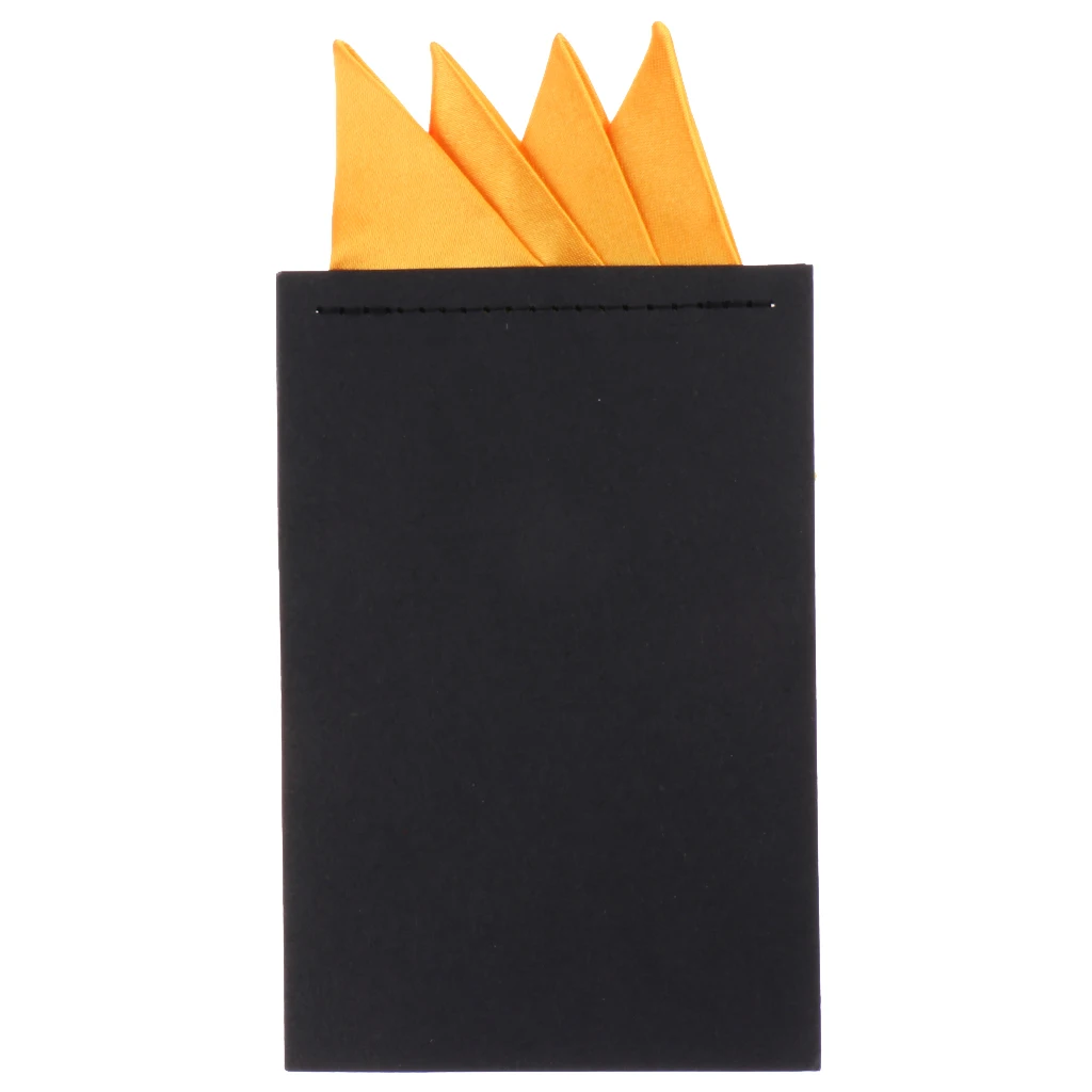 Trendy Tuxedo Suit Pocket Men Square Handkerchief Bridegroom Hankie