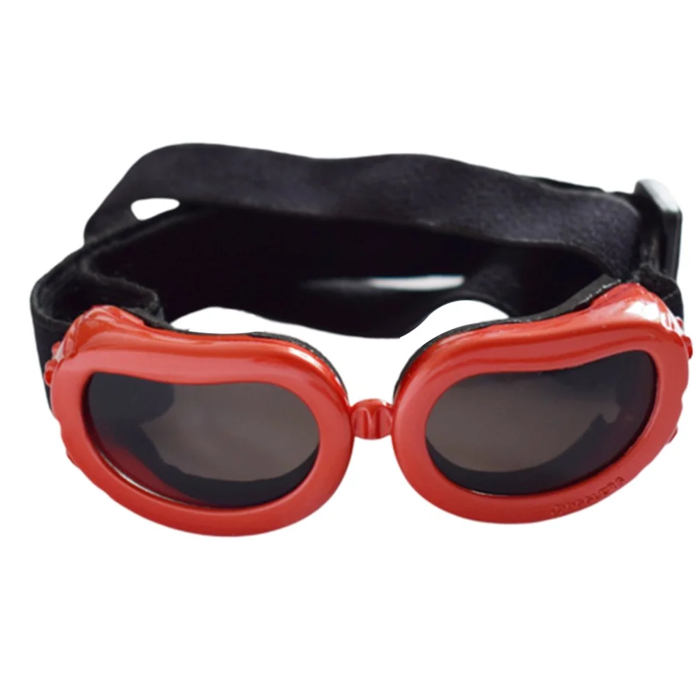 red Pet очки ошейник для маленьких животных, специальные очки собака Кот солнцезащитные очки Cat профессиональные модные аксессуары для питомца - Цвет: red