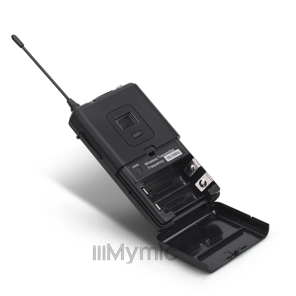 IU 302A Профессиональный UHF 600 700 МГц двухканальный 2 боди + отворотом гарнитуры