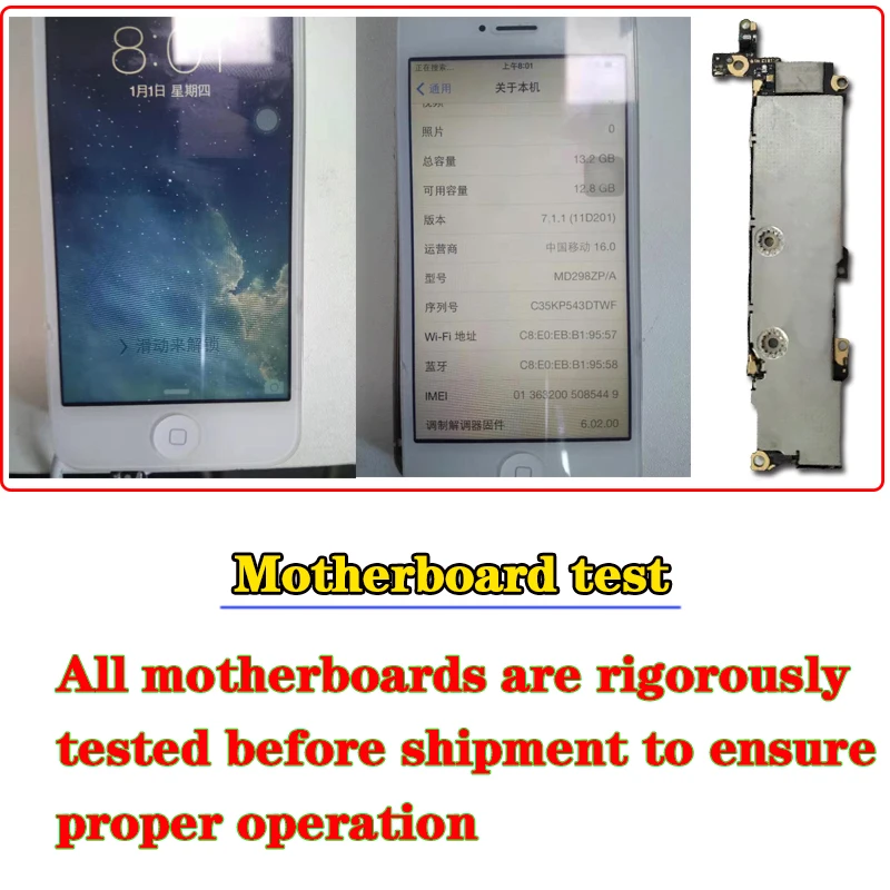 Полные чипы для iphone 5C материнская плата, оригинальная разблокированная для iphone 5C материнская плата с системой IOS, 8 ГБ/16 ГБ/32 ГБ, хорошо протестирована