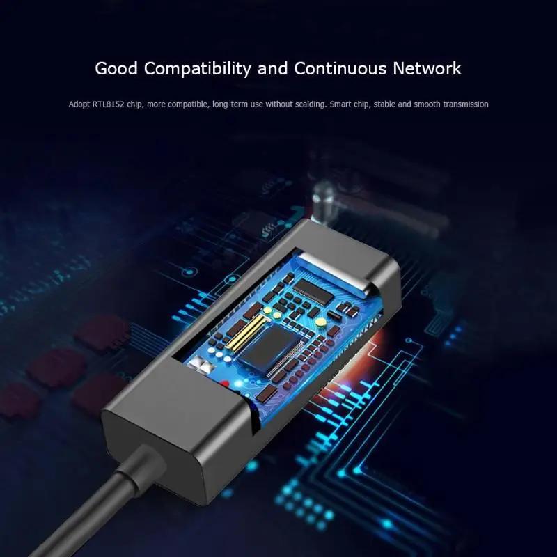 Портативный Lan Ethernet адаптер прочный сети конвертер 10/100 Мбит/с Тип с разъемами типа C и RJ45 мужского и женского пола для Тетрадь планшет нежный