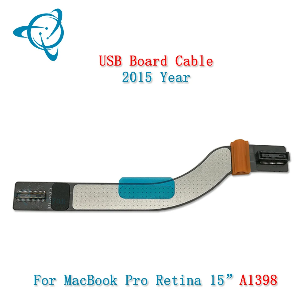 

Shenyan Original A1398 USB I/O Power Board Cable For Macbook Pro Retina 15.4" 821-2653-A DC-IN Jack Audio Cable 2015 Year