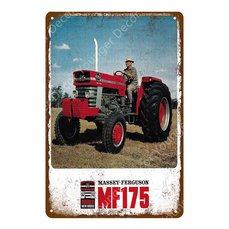 Farmall сельскохозяйственные тракторы металлические оловянные знаки сельскохозяйственная машина сельскохозяйственная табличка настенная живопись плакат Паб Клуб Гараж Декор YH064 - Цвет: YD9532H