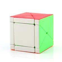 Cubing класс X 3x3x3 Skew Stickerless скорость магический куб 3D IQ игра Твист Головоломка игрушка Brain Teaser 3x3 Moyu многоцветные ABS