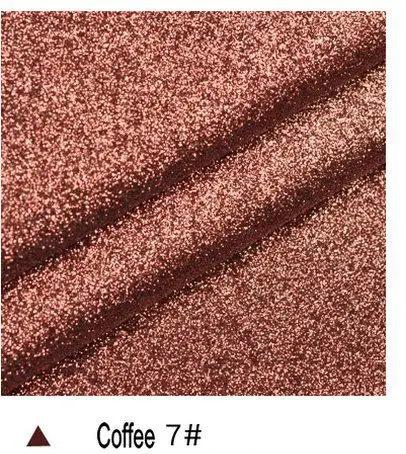 100x130cm Glitter Leather Synthetic Rainbow Reflective Fabric For Wedding Decroation Metallic Gold Artificial Leather Cloth - Цвет: 7