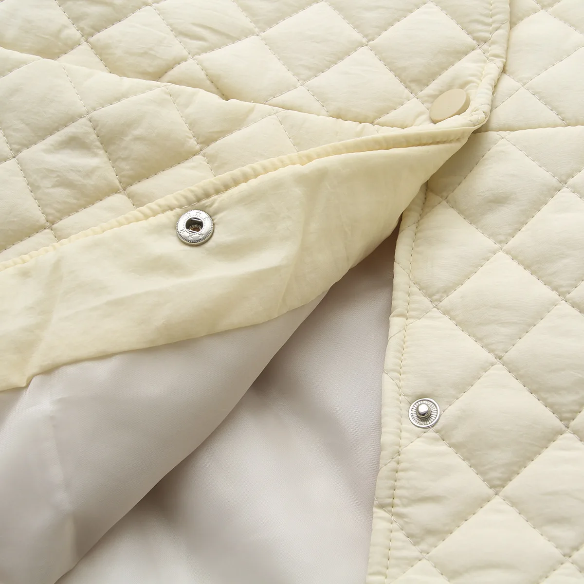 

2018 Autumn And Winter New Style Large Size Dress Fat Mm Stand Collar Rhombus Baseball Uniform Jacket Short Cotton-padded Clothe