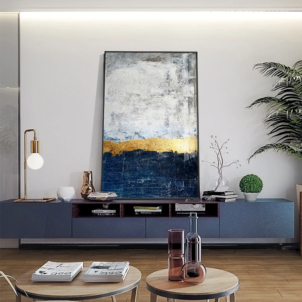 hand made 100% oil painting on canvas modern  Best Art Abstract oil painting Golden years XD1-309 (14)