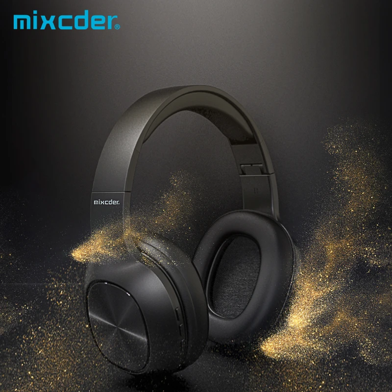 Mixcder HD901, беспроводные Bluetooth наушники, Накладные наушники, проводная гарнитура с картой памяти, микрофон, складные, регулируемые, для игр, ТВ