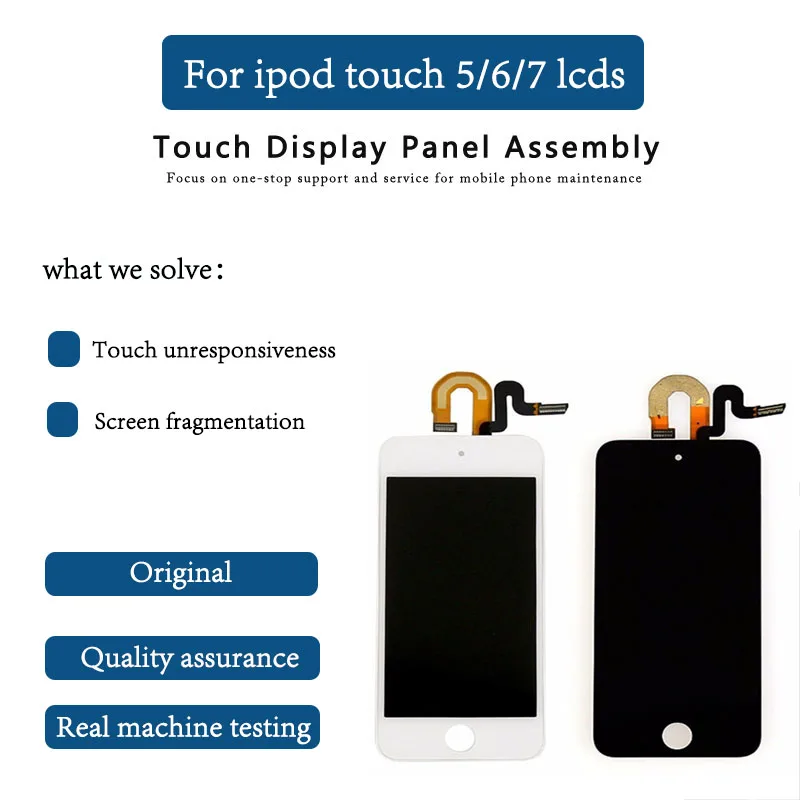 Оригинальный Для iPod Touch 5 6 7 й ЖК дисплей кодирующий преобразователь сенсорного
