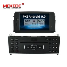 PX5 android 9,0 4 Гб+ 64 Гб автомобильное радио gps навигация для Mercedes Benz C200 C180 W204 2007-2010 с wifi BT carplay USB navi