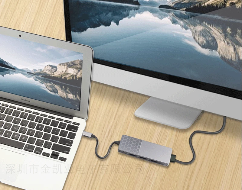 Yc750 type-C док-станция type C концентратор Многофункциональный usb-хаб HDMI 4K низкая температура аксессуары одна задержка семь