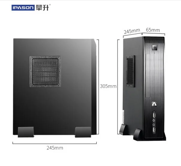 IPASON мини ПК настольный компьютер коммерческий четырехъядерный J3160 8G ram 120G SSD офисная домашняя микро-мини машина полный комплект брендовой mach