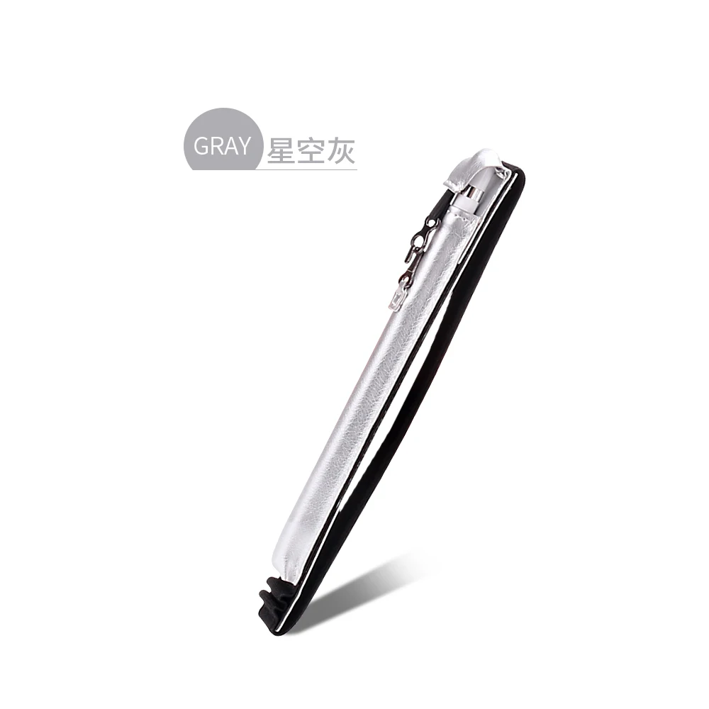 grey AIYKEXIN универсальный чехол для Apple Pencil из полиуретана для сенсорных ручек, держатель для карандашей, переносная Защита от царапин, 5 цветов - Цвета: grey