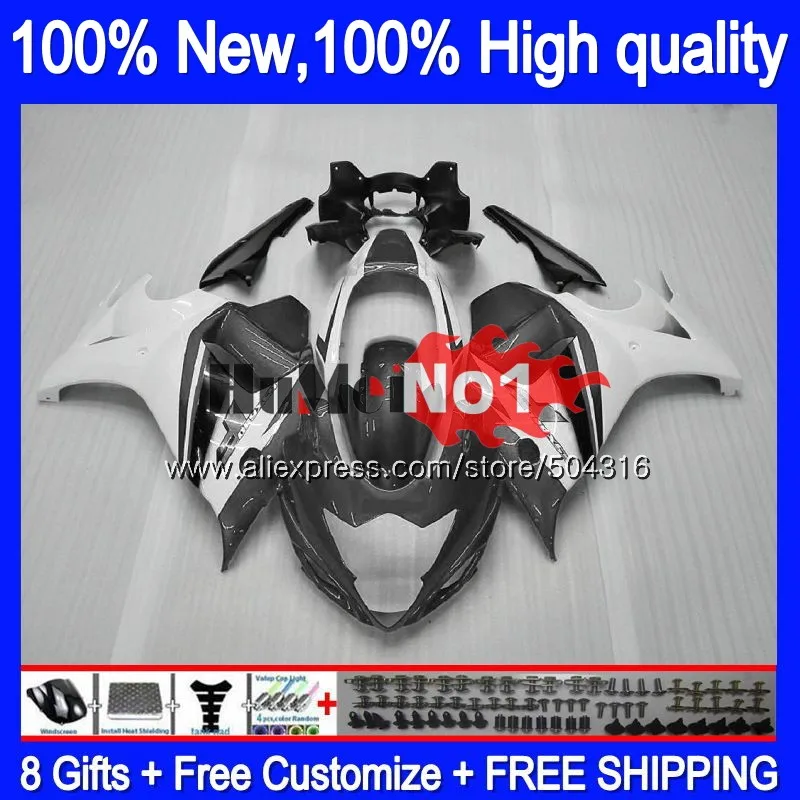 GSX 650F для SUZUKI GSXF 650 GSX650F 24MC. 36, серого, белого цвета, GSXF650 2008 2009 2010 2011 2012 2013 08 09, 10, 11, 12, 13 лет, обтекатели