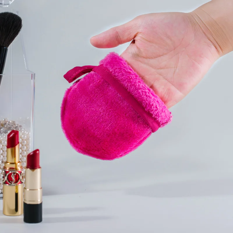 pink 1 шт. многоразовая микрофибра ткань для лица полотенце для снятия макияжа моющая перчатка инструмент для ухода за лицом полотенце - Цвет: pink