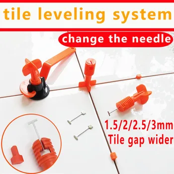 

Mini Level Wedges Alignment Tile Spacer for Floor Wall Tile Leveling System Locator Spacer Plier with replaceable steel needles