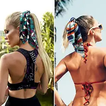 10 шт. резинки для волос эластичная лента для волос шифон цветок полотенце для волос конский хвост Женские Девушки