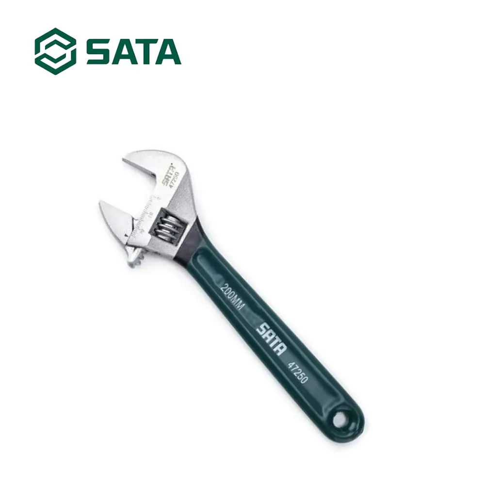 

SATA 4'' Soft Grip Adjustable Wrench Spanner DIY Plumbing Construction Tools 47248