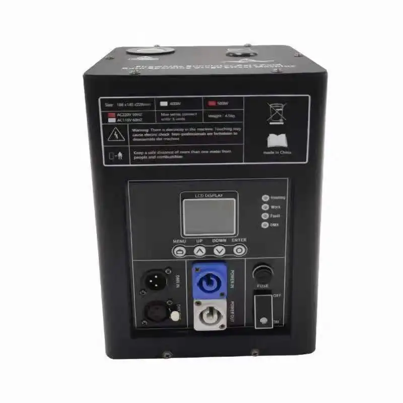 

650W Cold Spark Firework Machine with Flight Case Fountain Stage Effect Remote DMX Control Wireless for DJ Event Party Wedding