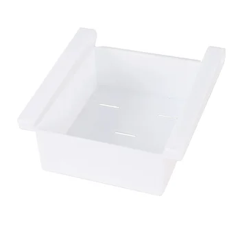 

Slide Kitchen Fridge Freezer Space Saver Organizer Storage Rack Shelf Holder New