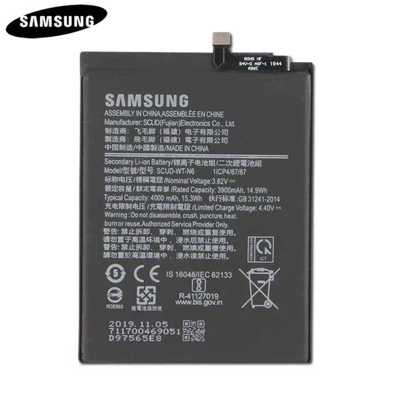 Аккумулятор для телефона SCUD-WT-N6 для samsung Galaxy A10s A20s Honor Holly 2 Plus SM-A207 сменный аккумулятор 4000 мАч