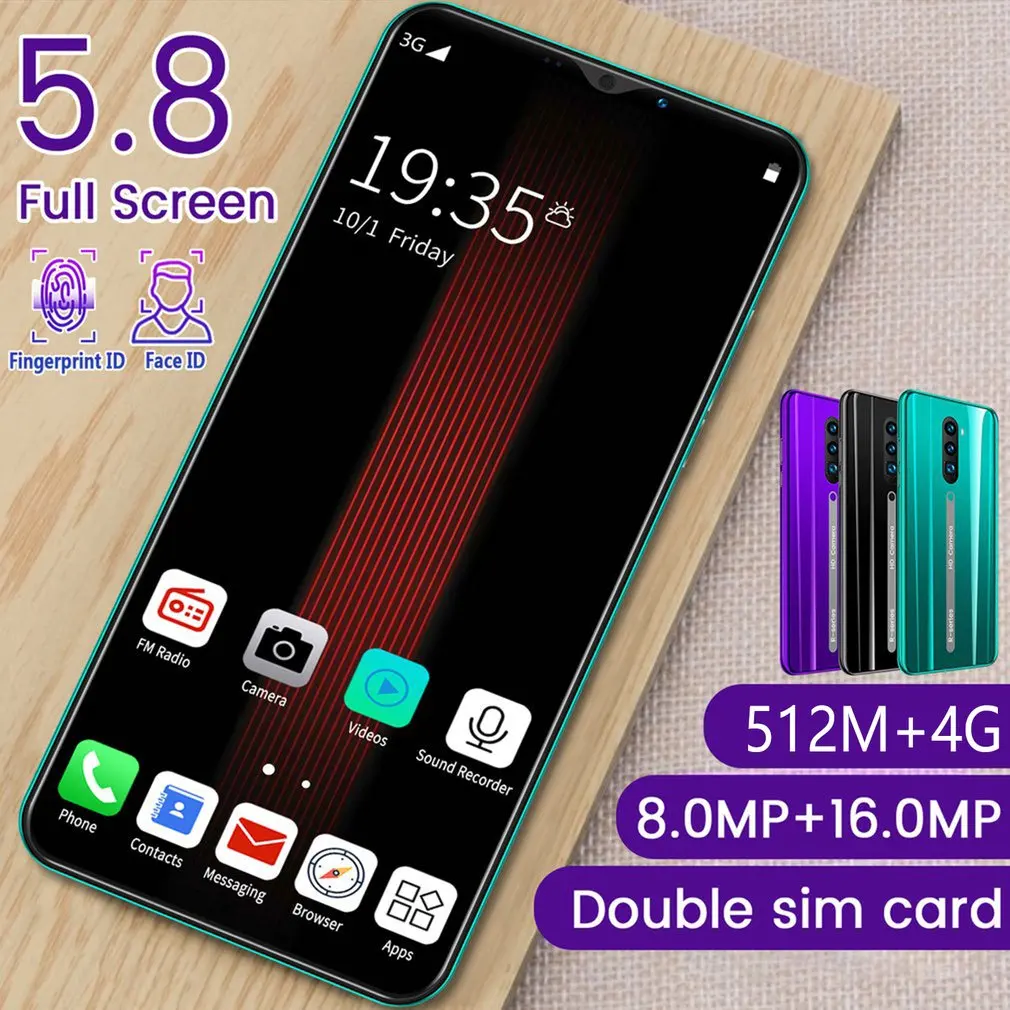 3G Smartphone 5.8 Inch Full Screen Android Hd