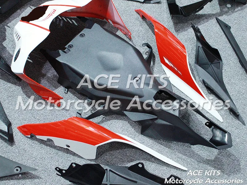 Мотоциклетный обтекатель abs для YAMAHA YZF-R1 15 16 YZF1000- впрыска кузова эффектный красный и белый ACE № 669