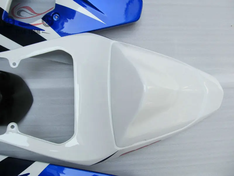 Индивидуальные китайские Обтекатели для Suzuki K4 2004 2005 GSXR600 04 05 GSXR 600 750 синий белый МОТОЦИКЛ ABS пластик обтекатель комплект