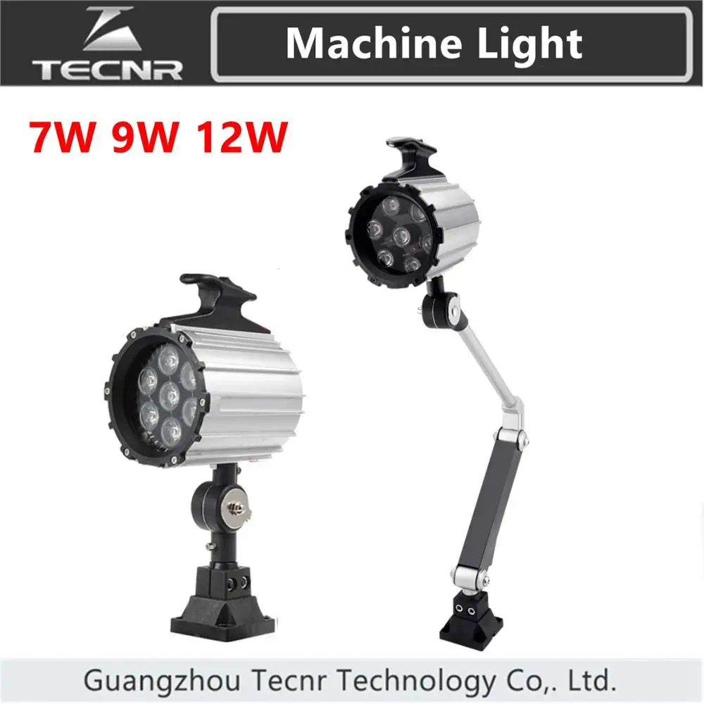 

7W 9W 12W CNC Machine LED Light 12V 24V 36V 110V 220V for Industrial Tool Working Light Lamps Long Arm Folding Lights