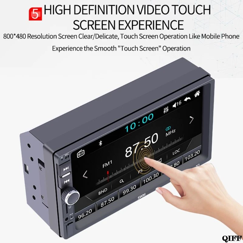 Автомобильный мультимедийный MP5 плеер Развлечения Видео Аудио стерео радио USB FM HD сенсорный экран Bluetooth Авторадио 29 июля
