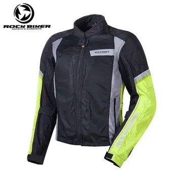 

2020 New ROCK BIKER Spring Summer Motorcycle Jacket Men Plus Size Women Motocross racing Jacket Moto Protective Gear Armor